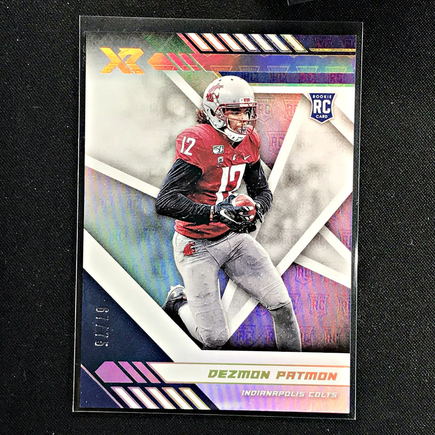 2020 Xr Football DEZMON PATMON Rookie White 67/75-Cherry Collectables