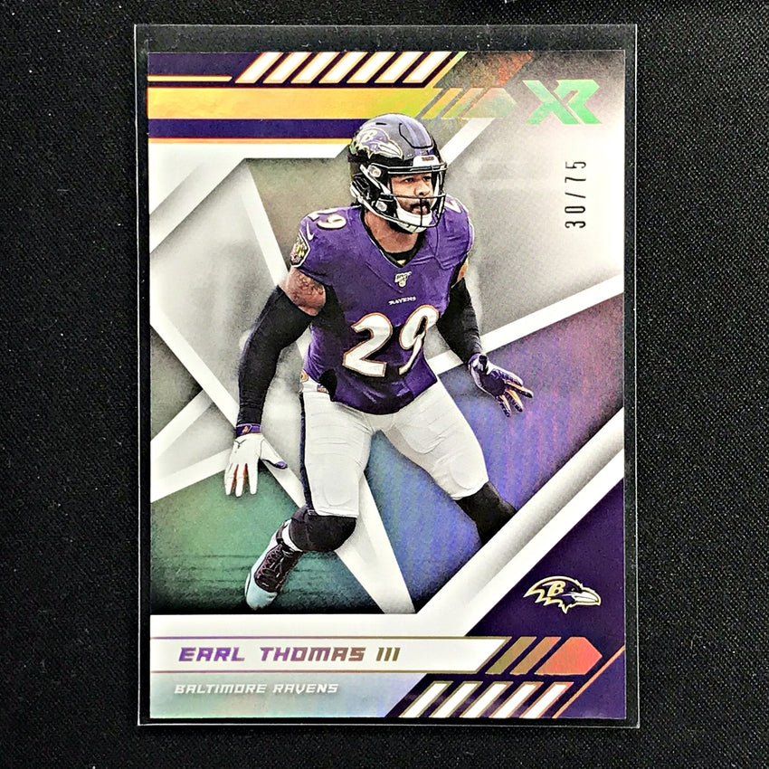 2020 Xr Football EARL THOMAS Base White 30/75-Cherry Collectables