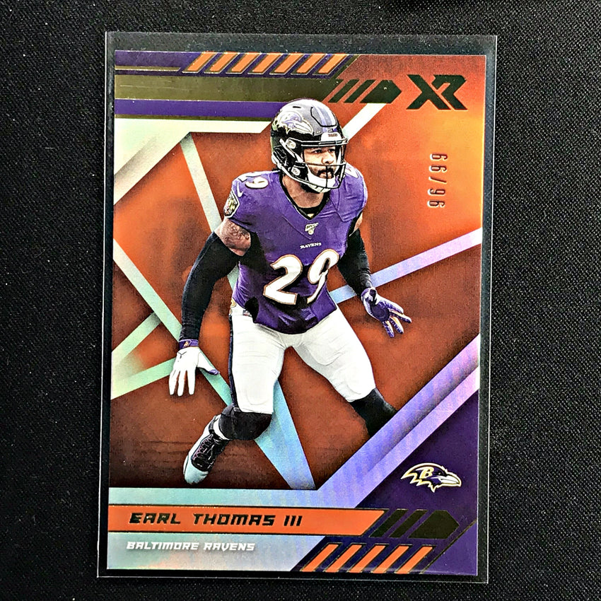 2020 Xr Football EARL THOMAS Base Orange 96/99-Cherry Collectables