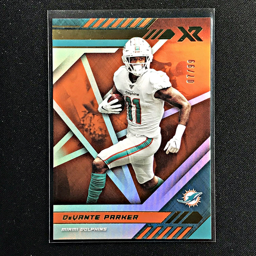 2020 Xr Football DEVANTE PARKER Base Orange 7/99-Cherry Collectables