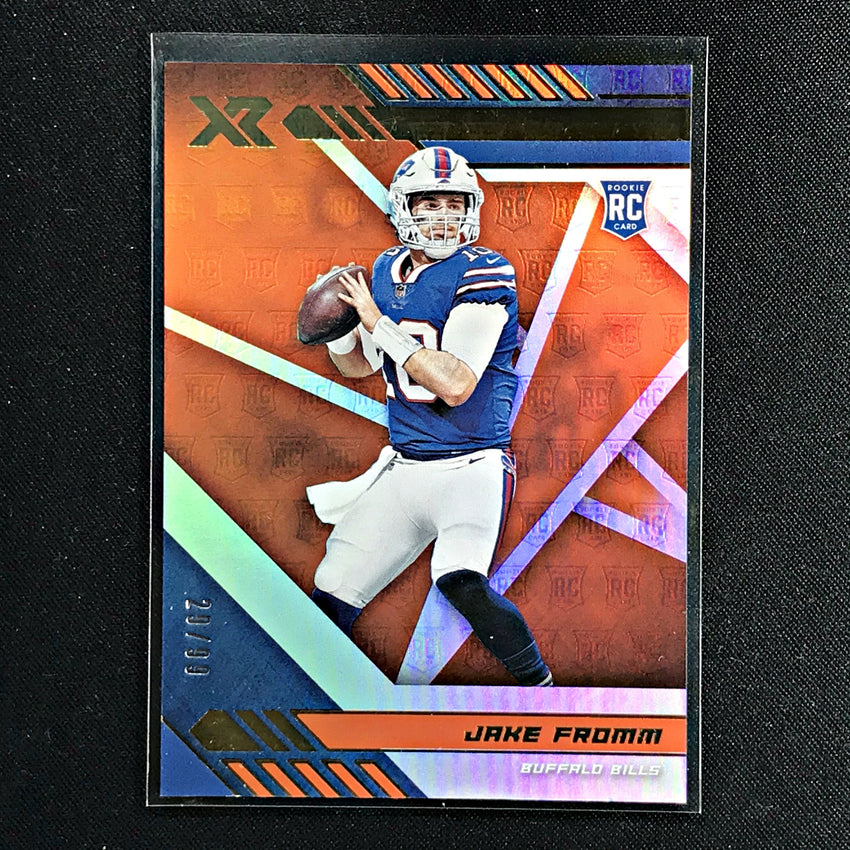 2020 Xr Football JAKE FROMM Rookie Orange 29/99-Cherry Collectables