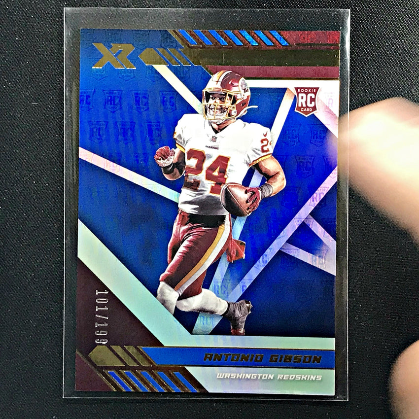 2020 Xr Football ANTONIO GIBSON Rookie Blue 101/199-Cherry Collectables