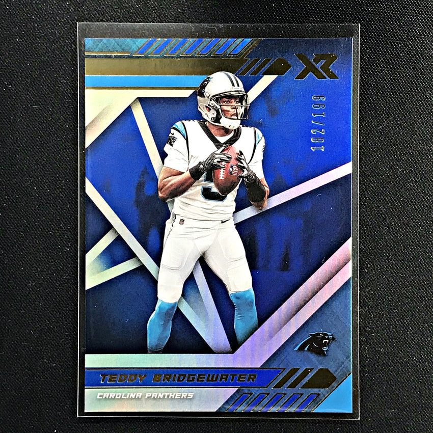 2020 Xr Football TERRY BRIDGEWATER Base Blue 182/199-Cherry Collectables