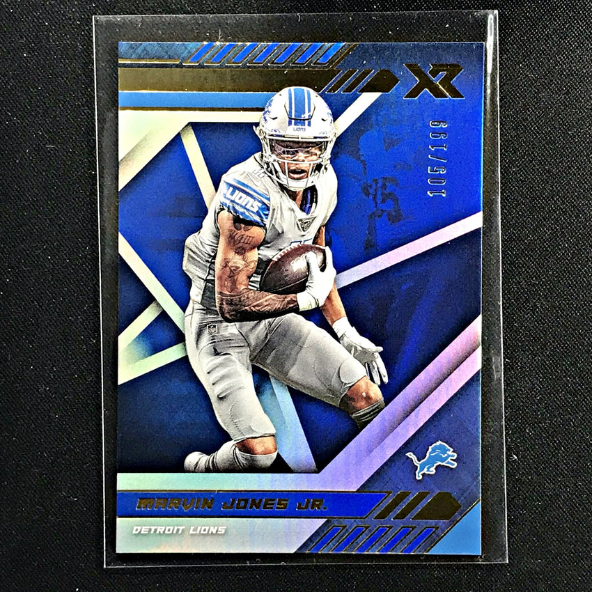 2020 Xr Football MARVIN JONES JR Base Blue 105/199-Cherry Collectables