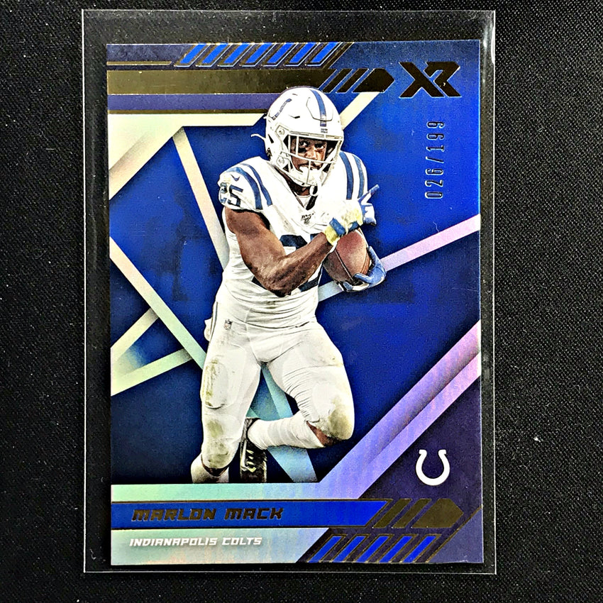 2020 Xr Football MARLON MACK Base Blue 26/199-Cherry Collectables