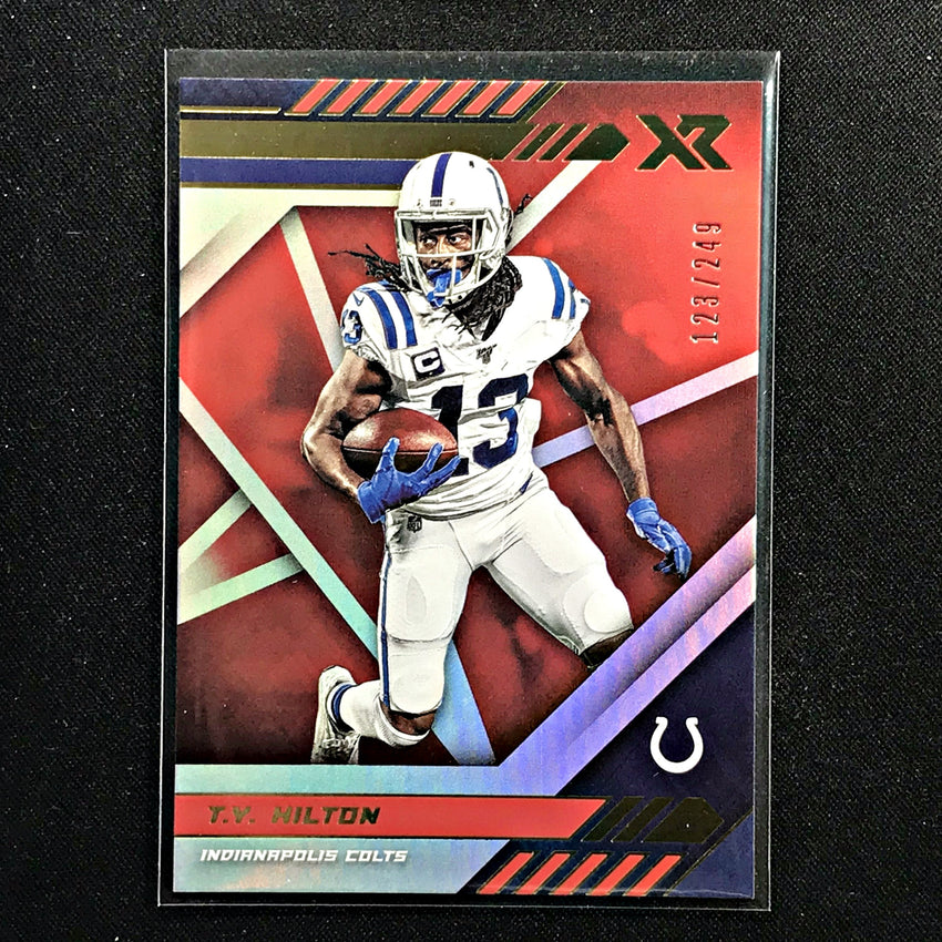 2020 Xr Football TY HILTON Base Red 123/249-Cherry Collectables