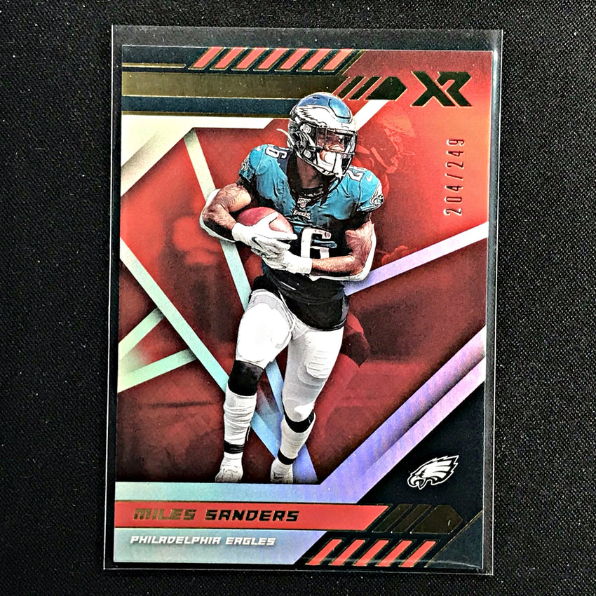 2020 Xr Football MILES SANDERS Base Red 204/249-Cherry Collectables