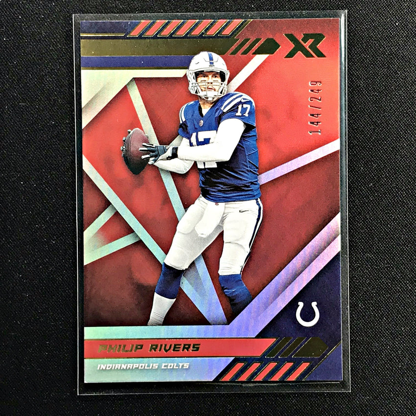 2020 Xr Football PHILIP RIVERS Base Red 144/249-Cherry Collectables