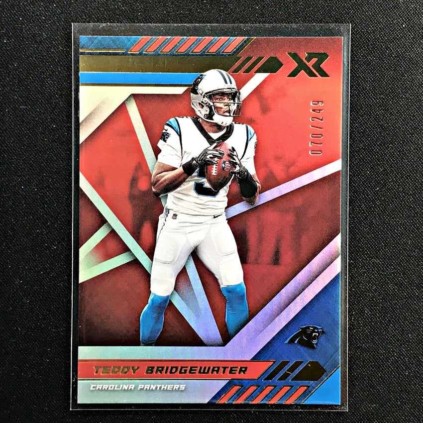 2020 Xr Football TEDDY BRIDGEWATER Base Red 70/249-Cherry Collectables