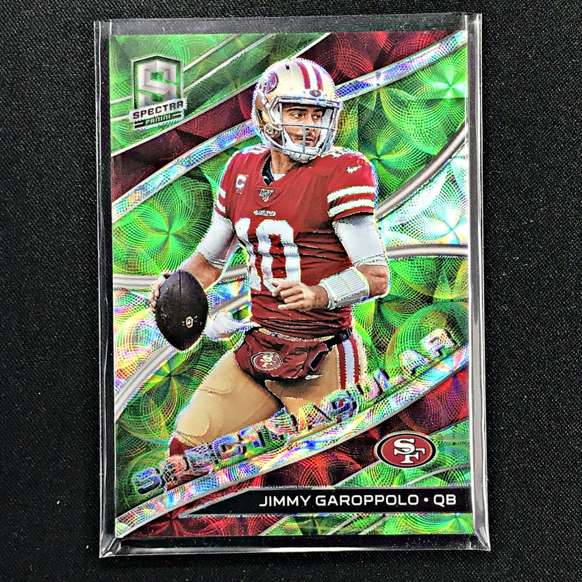 2020 Spectra JIMMY GAROPPOLO Spectracular Neon Green Prizm 23/30-Cherry Collectables