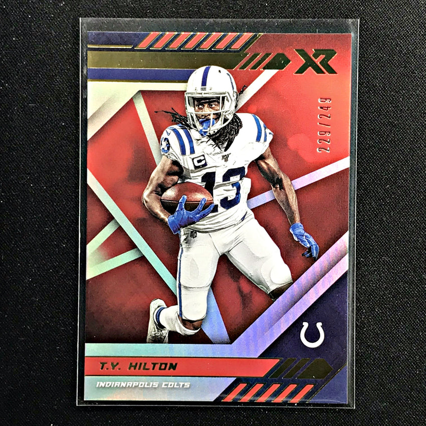 2020 Xr Football TY HILTON Base Red 229/249-Cherry Collectables