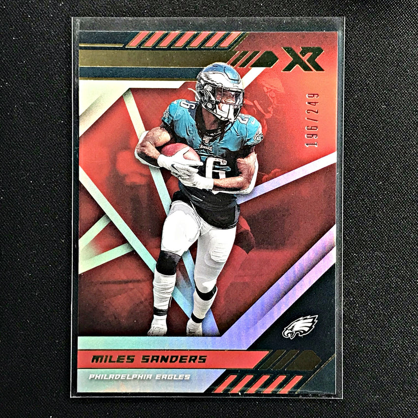 2020 Xr Football MILES SANDERS Base Red 196/249-Cherry Collectables