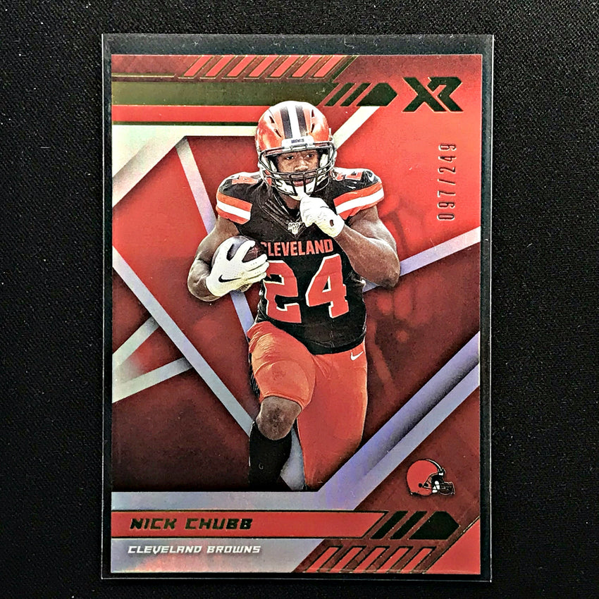 2020 Xr Football NICK CHUBB Base Red 97/249-Cherry Collectables