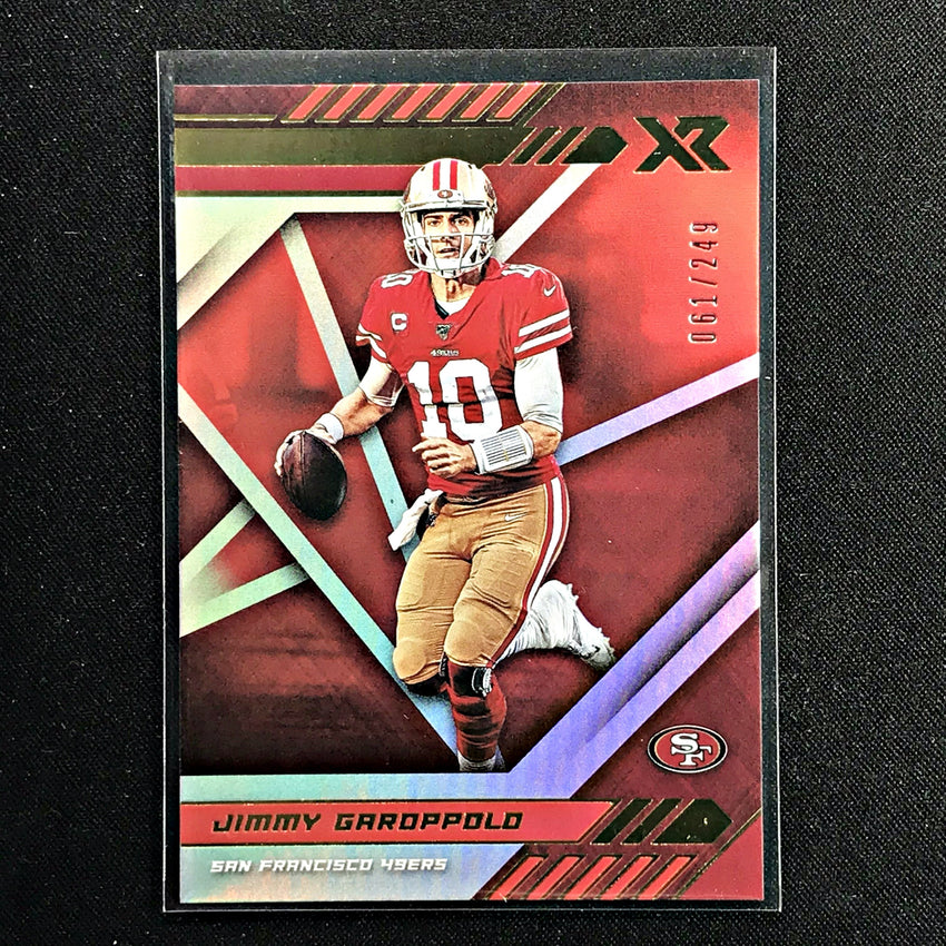 2020 Xr Football JIMMY GAROPPOLO Base Red 61/249-Cherry Collectables