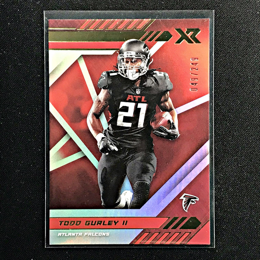 2020 Xr Football TODD GURLEY Base Red 49/249-Cherry Collectables