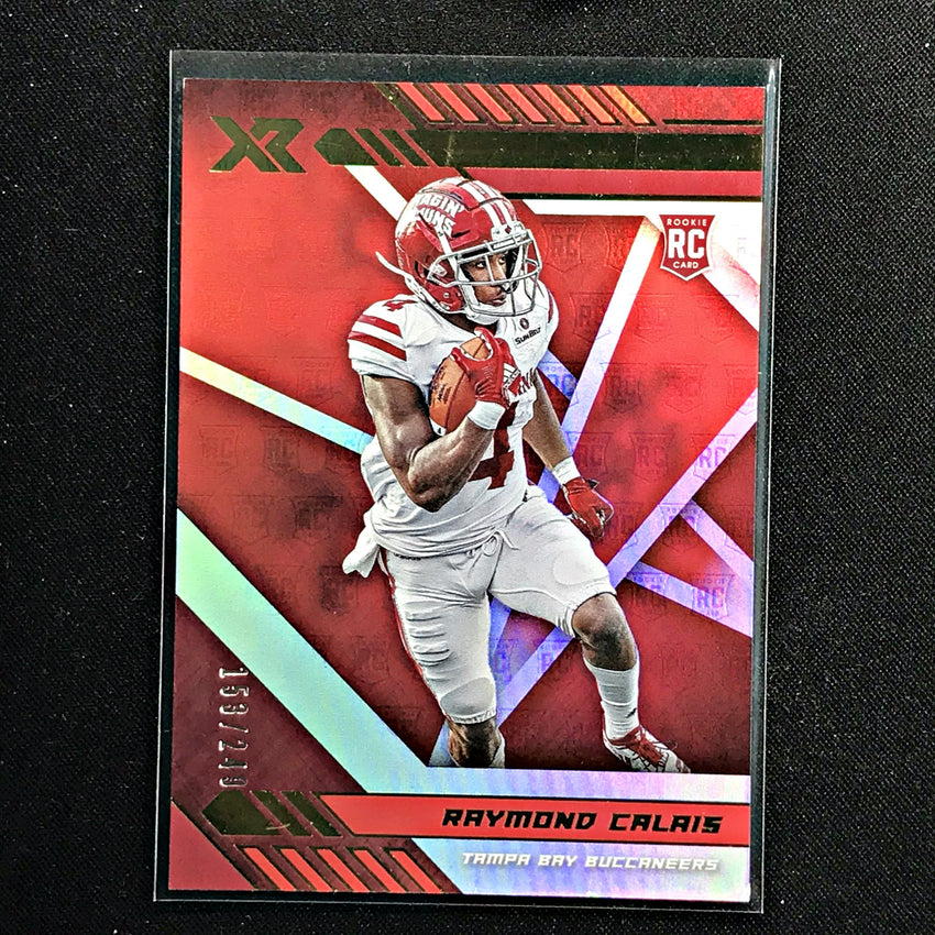 2020 Xr Football RAYMOND CALAIS Rookie Red 153/249-Cherry Collectables