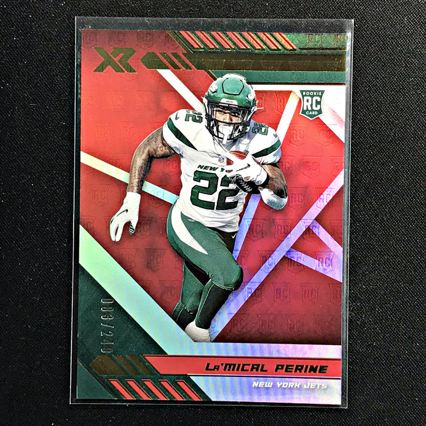2020 Xr Football LA'MICAL PERINE Rookie Red 83/249-Cherry Collectables