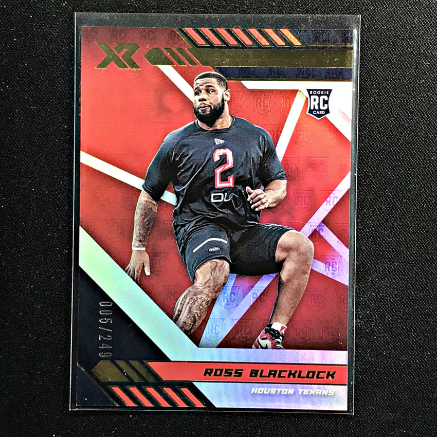 2020 Xr Football ROSS BLACKLOCK Rookie Red 5/249-Cherry Collectables