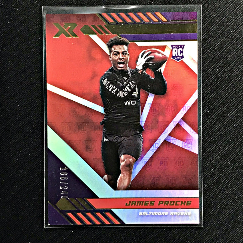 2020 Xr Football JAMES PROCHE Rookie Red 166/249-Cherry Collectables