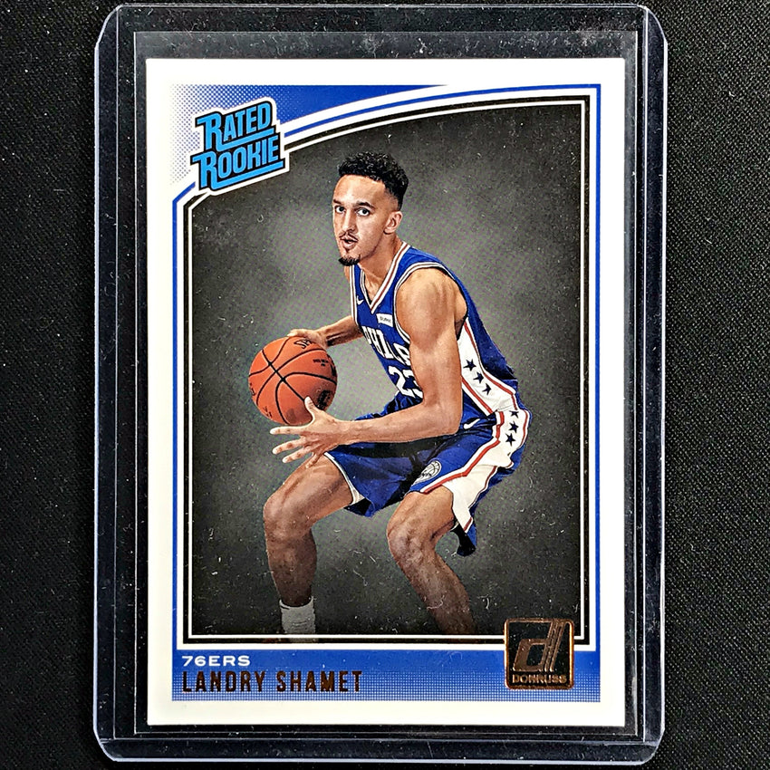 2018-19 Donruss LANDRY SHAMET Rated Rookie Base #158-Cherry Collectables