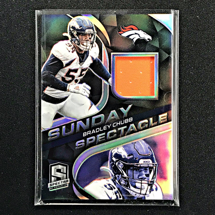 2020 Spectra BRADLEY CHUBB Sunday Spectacle Patch Silver 69/99-Cherry Collectables