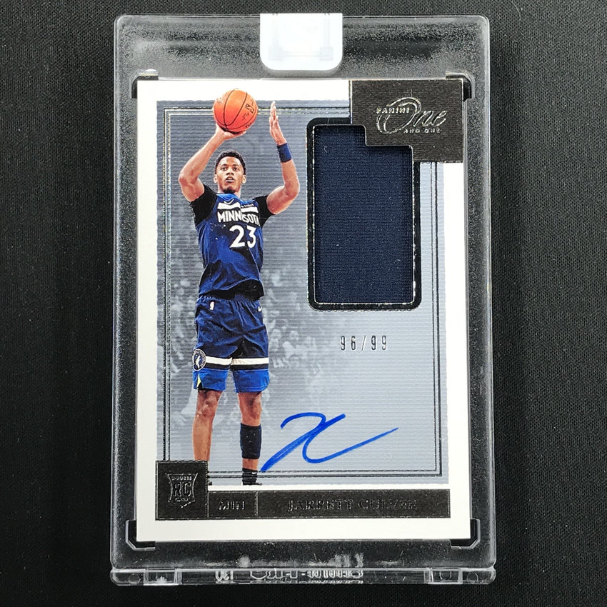2019-20 One And One JARRETT CULVER Rookie Patch Auto 96/99-Cherry Collectables