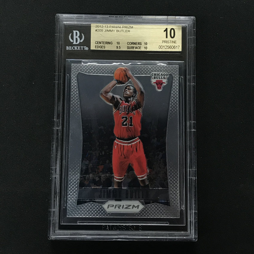 2012-13 Prizm JIMMY BUTLER Rookie Base Prizm BGS 10 Pristine-Cherry Collectables