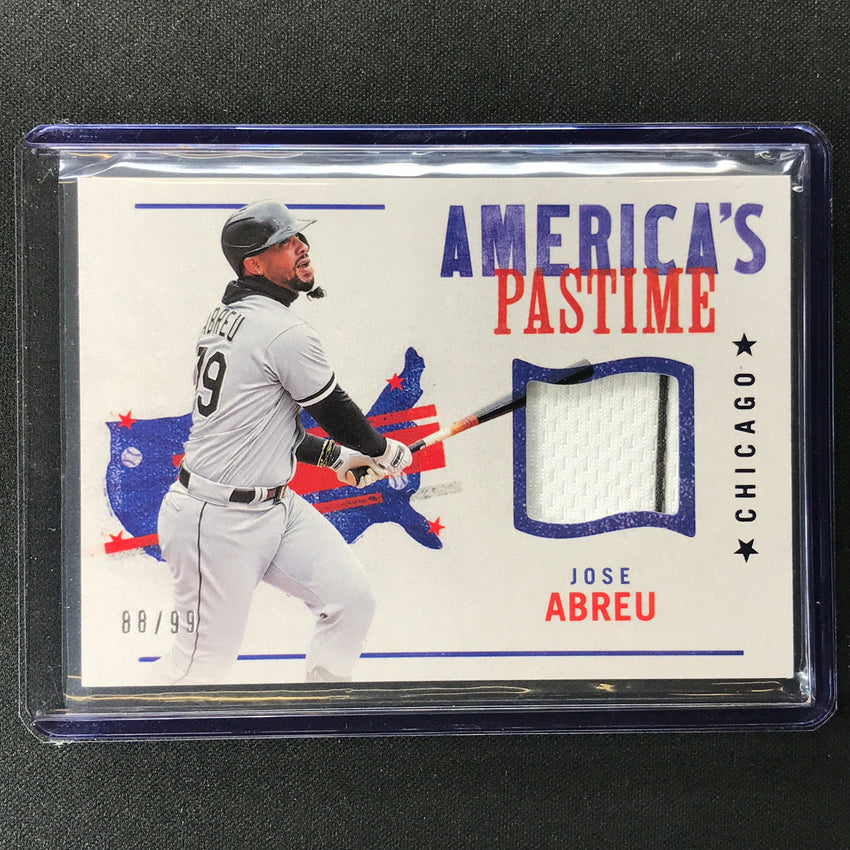 2022 Chronicles Jose Abreu Americas Pastime Swatches Relic Blue 88/99
