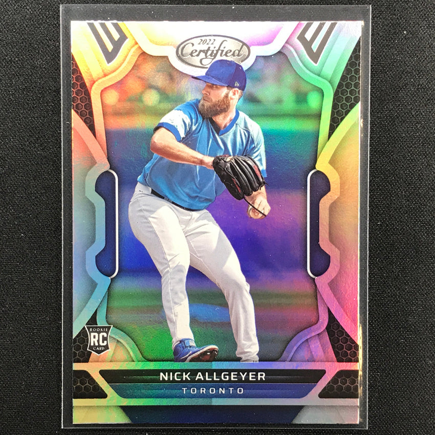 2022 Chronicles NICK ALLGEYER Certified Rookie Base #15
