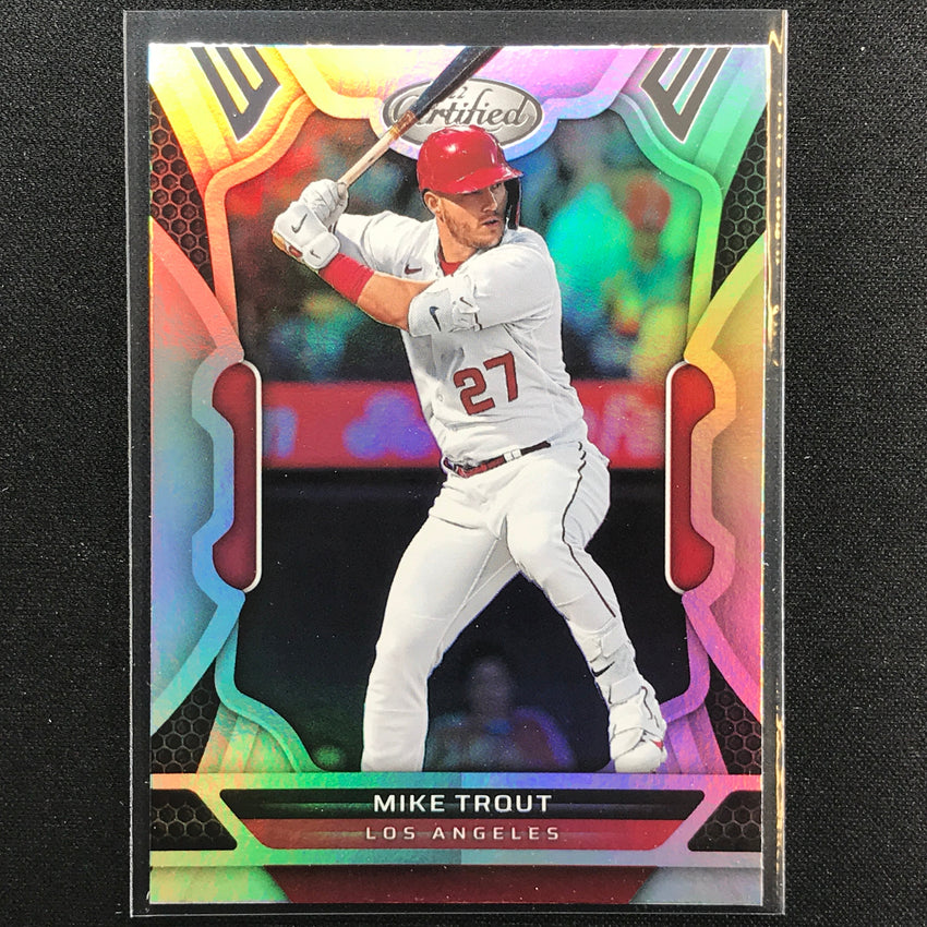 2022 Chronicles Mike Trout Certified Base No 42
