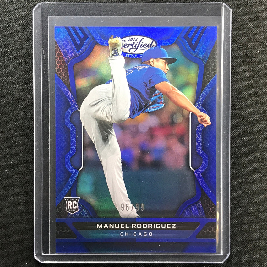 2022 Chronicles Manuel Rodriguez Certified Rookie Blue 96/99