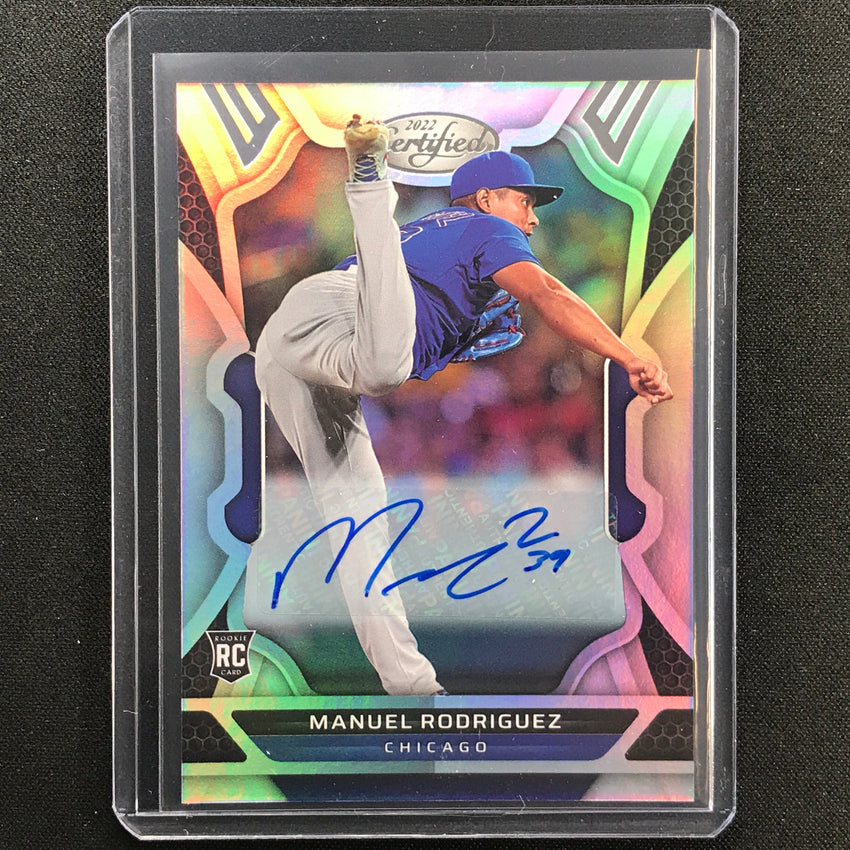 2022 Chronicles MANUEL RODRIGUEZ Certified Rookie Auto #25