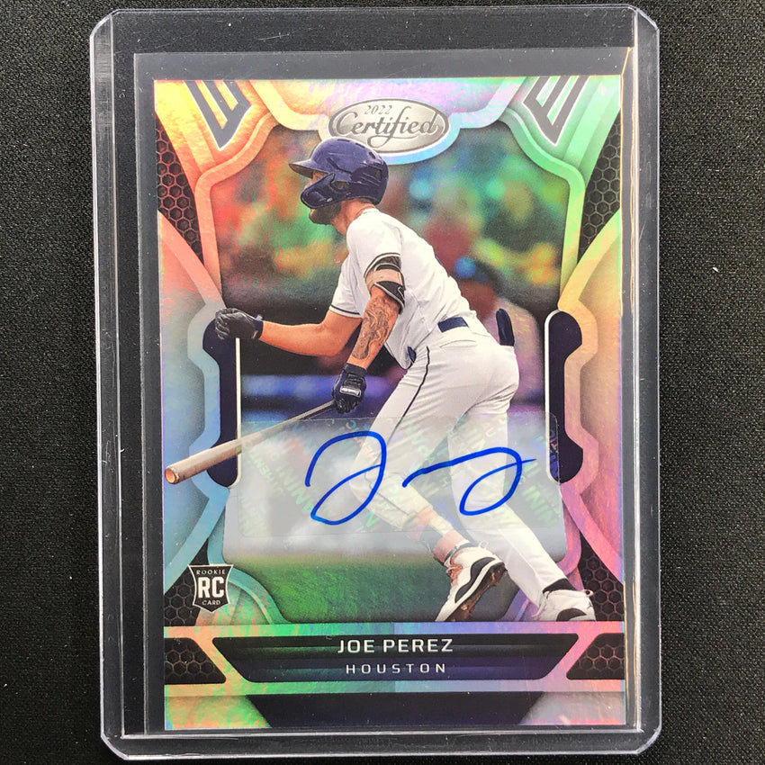 2022 Chronicles JOE PEREZ Certified Rookie Auto #40
