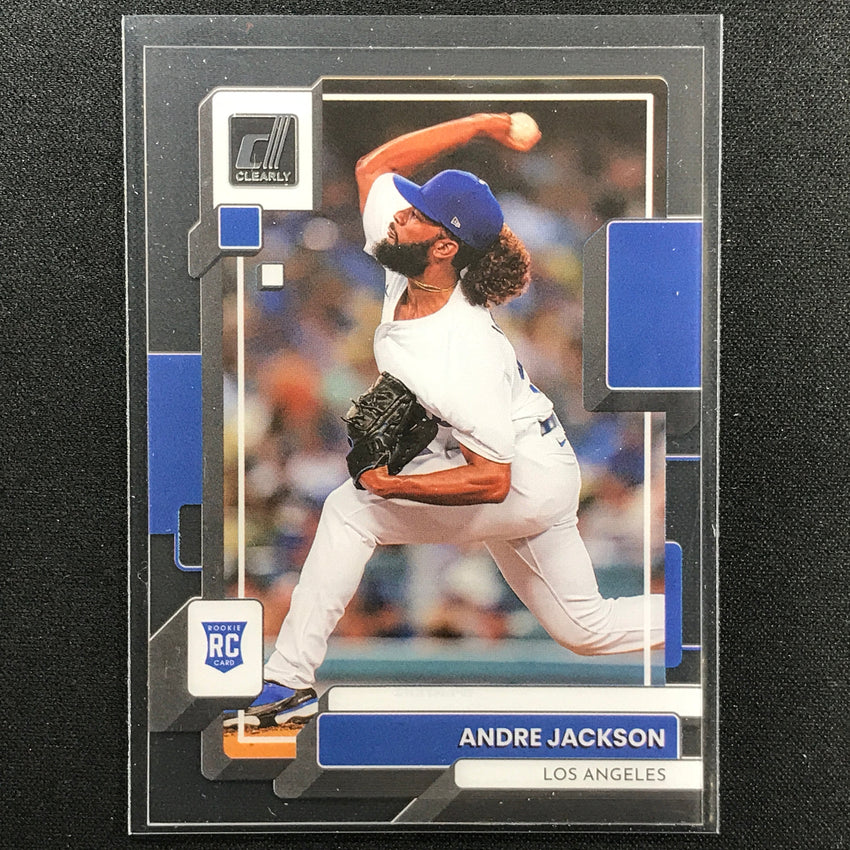 2022 Chronicles ANDRE JACKSON Clearly Donruss Rookie Base #2