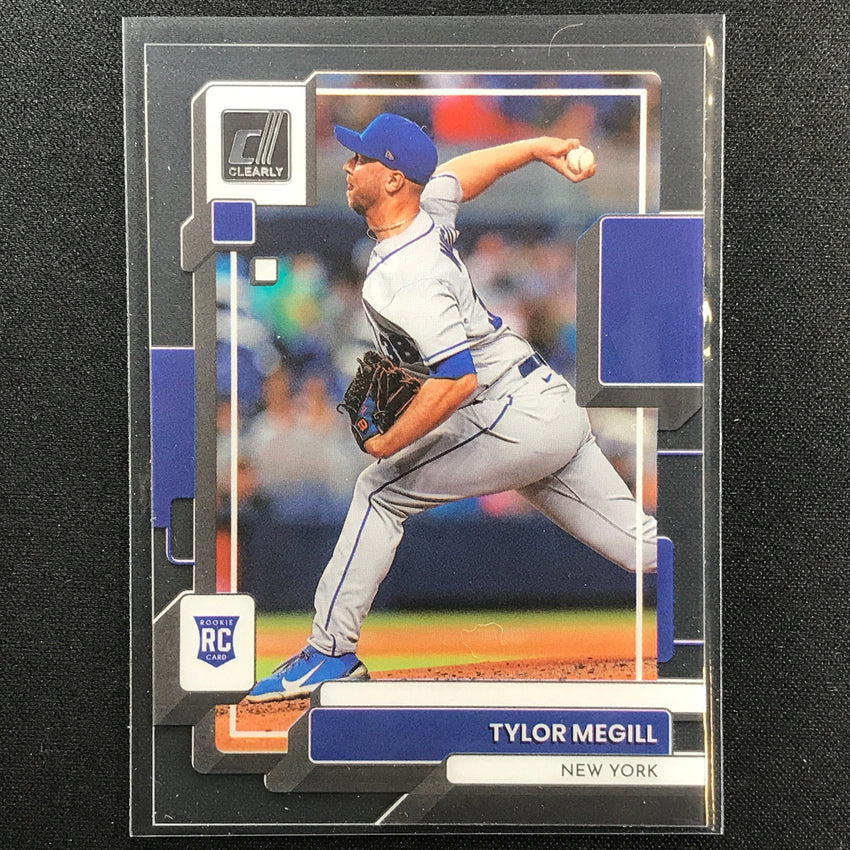 2022 Chronicles TYLOR MEGILL Clearly Donruss Rookie Base #3