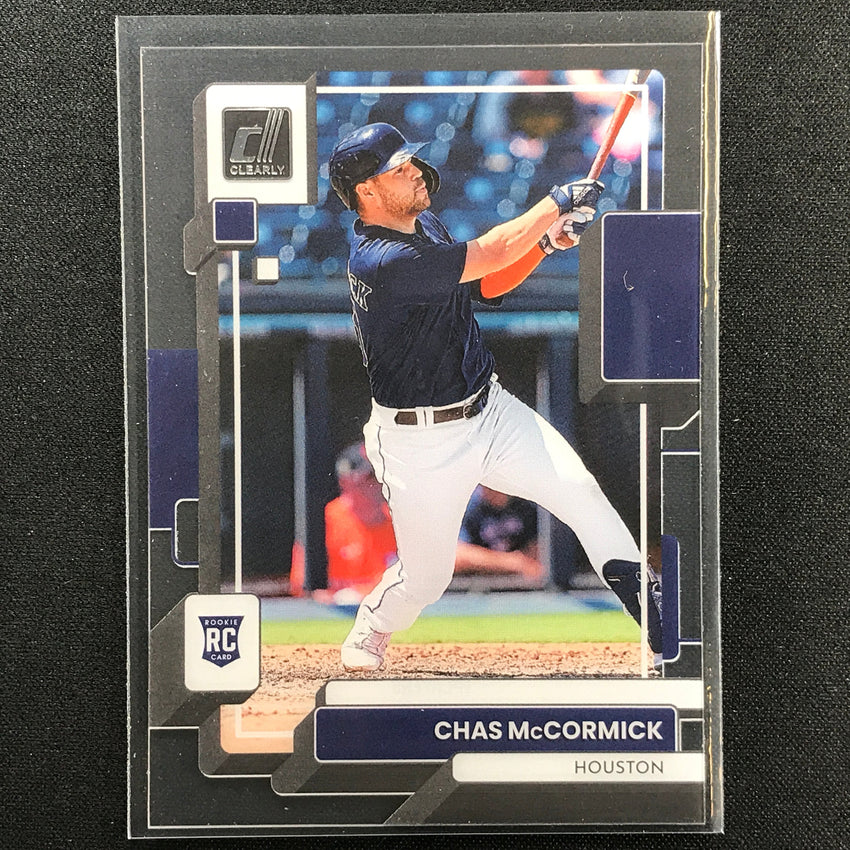 2022 Chronicles CHAS MCCORMICK Clearly Donruss Rookie Base #11