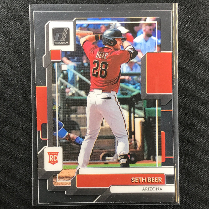 2022 Chronicles SETH BEER Clearly Donruss Rookie Base #15