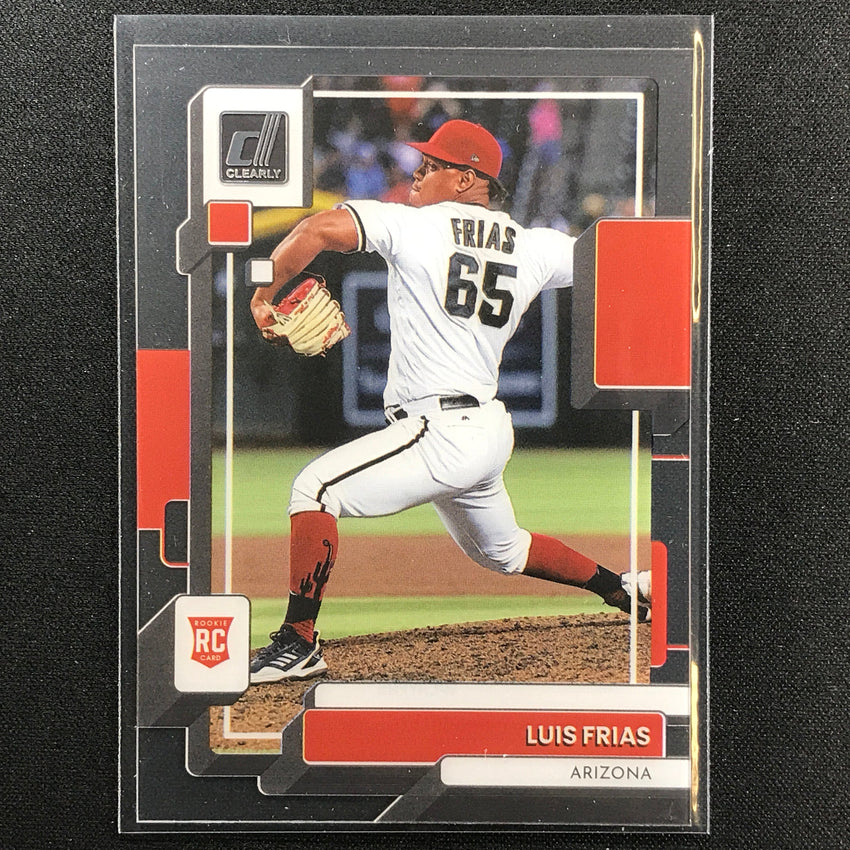 2022 Chronicles Luis Frias Clearly Donruss Rookie Base No 18