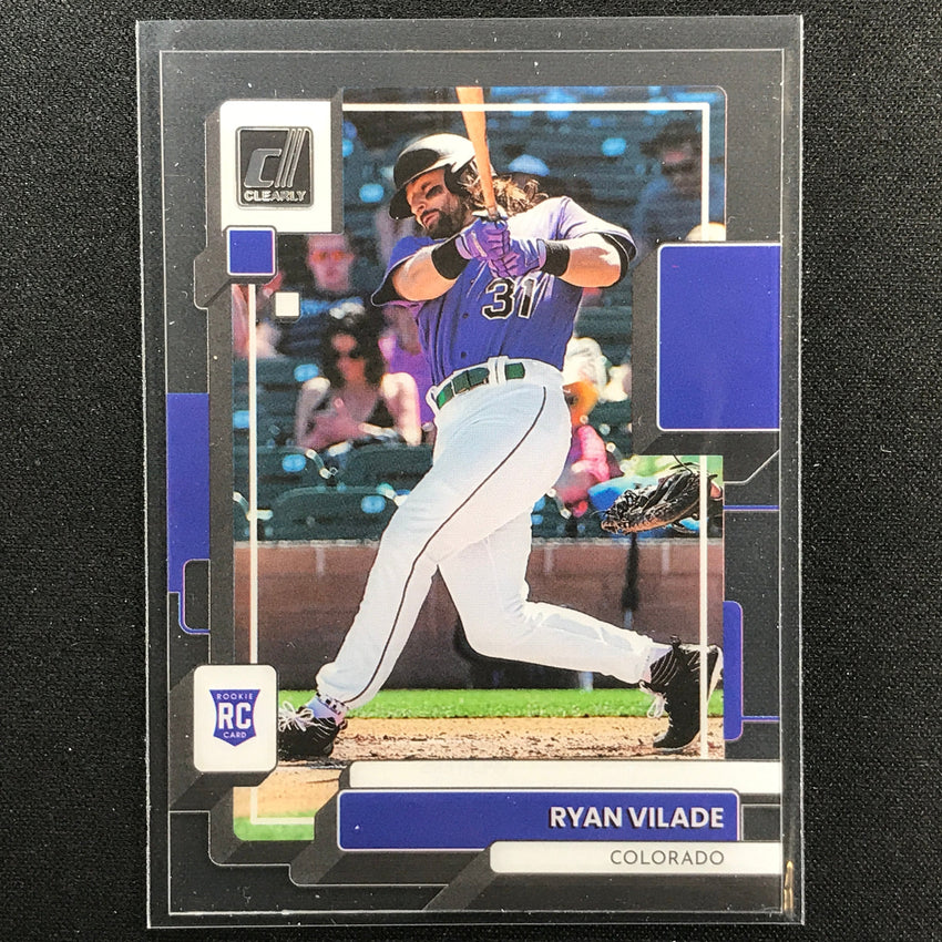 2022 Chronicles RYAN VILADE Clearly Donruss Rookie Base #27