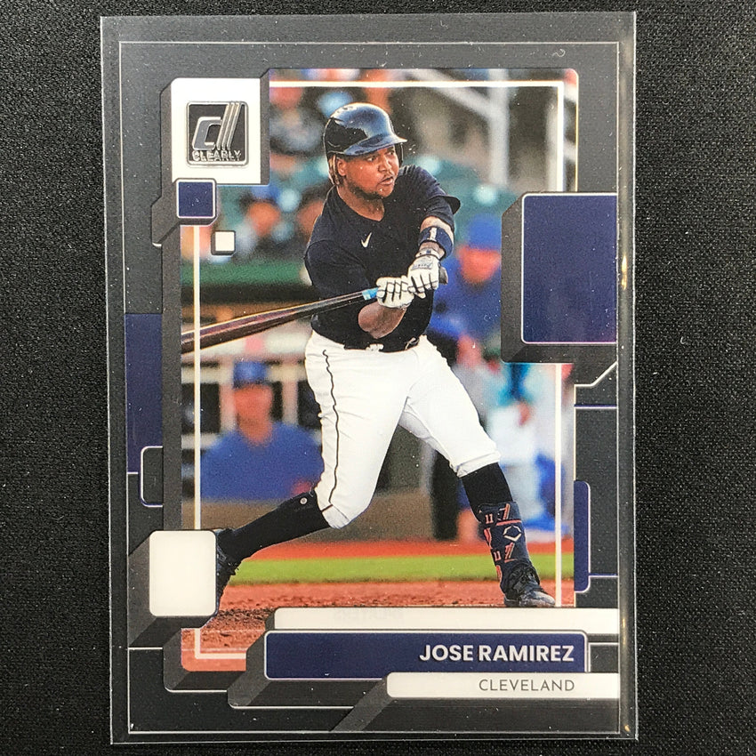2022 Chronicles Jose Ramirez Clearly Donruss Base No 31