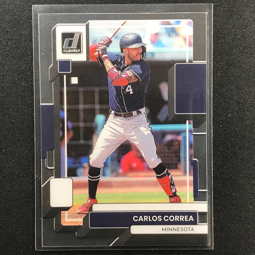 2022 Chronicles CARLOS CORREA Clearly Donruss Base #45