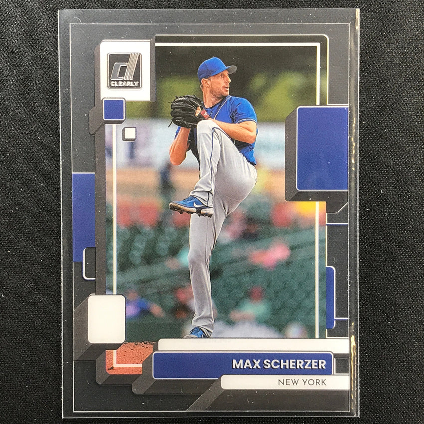 2022 Chronicles MAX SCHERZER Clearly Donruss Base #49