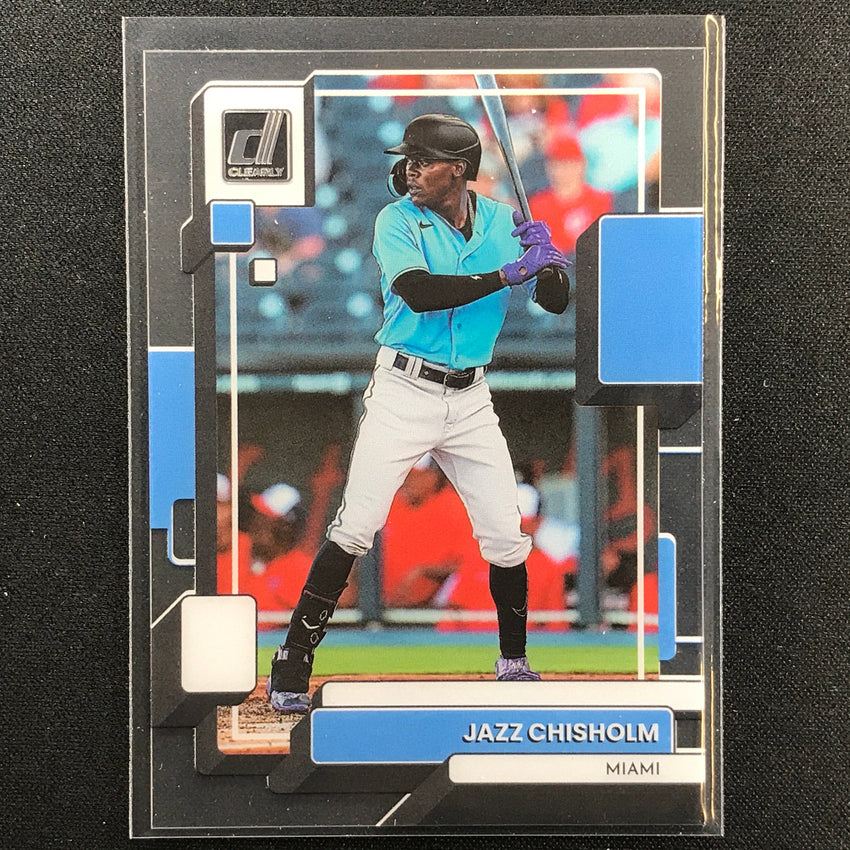 2022 Chronicles JAZZ CHISHOLM Clearly Donruss Base #50