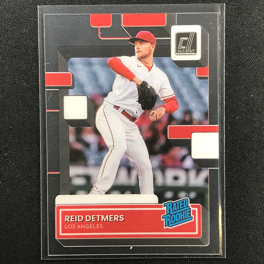 2022 Chronicles REID DETMERS Clearly Donruss Rated Rookie Base #58