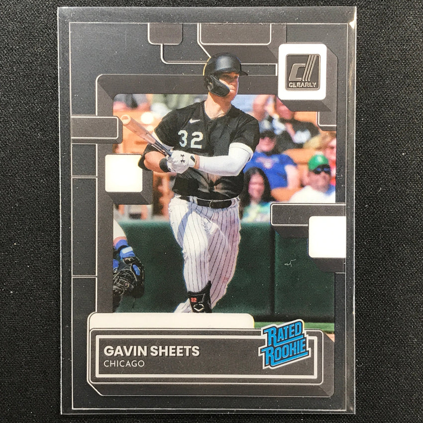 2022 Chronicles GAVIN SHEETS Clearly Donruss Rated Rookie Base #61