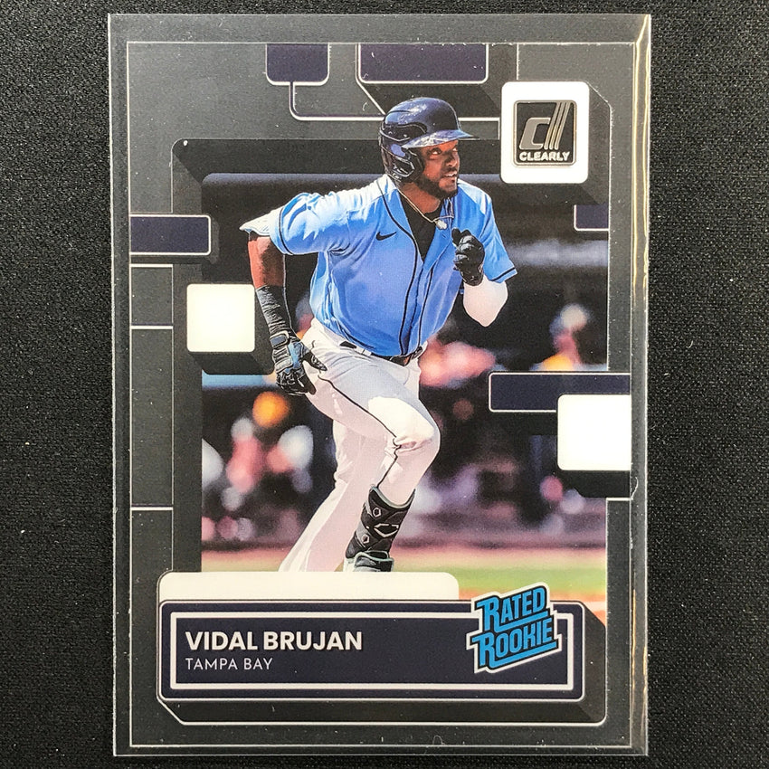 2022 Chronicles VIDAL BRUJAN Clearly Donruss Rated Rookie Base #64