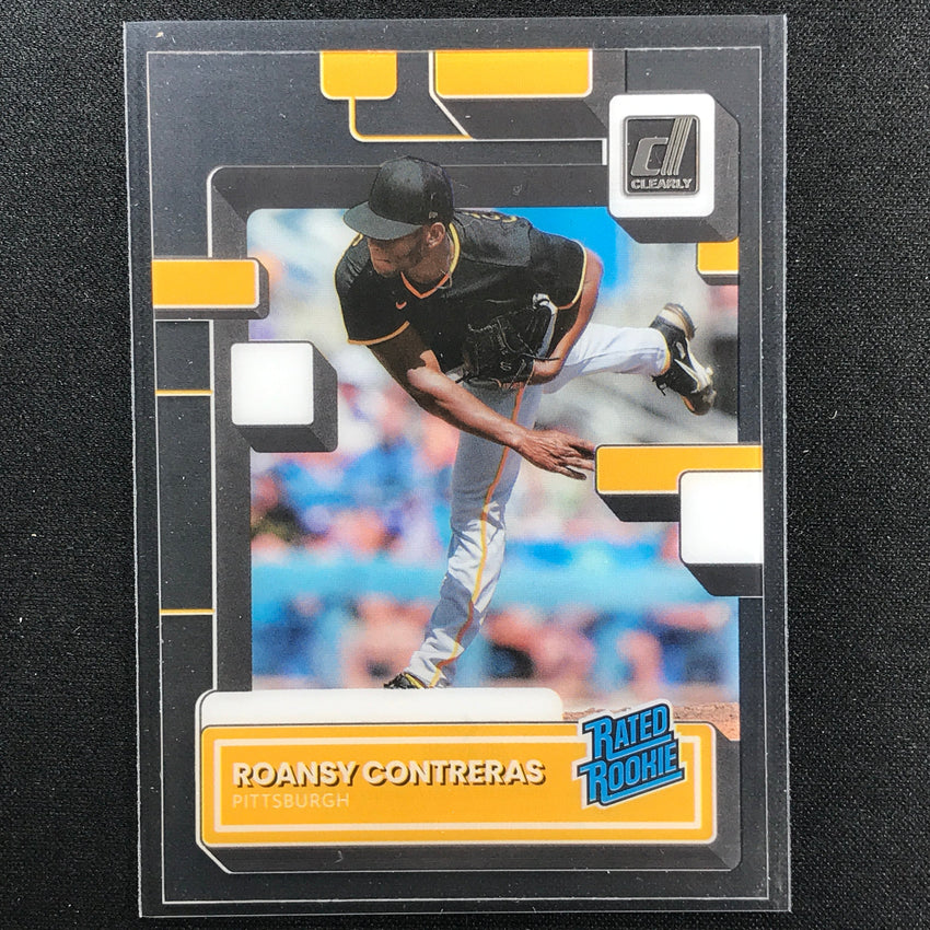 2022 Chronicles ROANSY CONTRERAS Clearly Donruss Rated Rookie Base #70