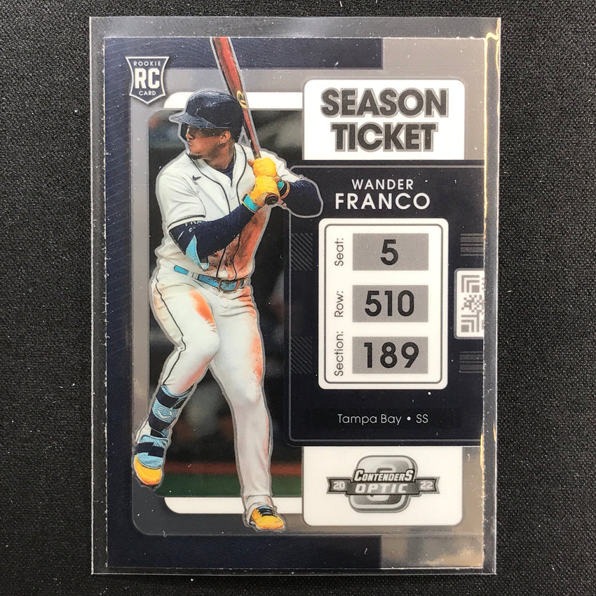 2022 Chronicles Wander Franco Contenders Optic Rookie Base No 1