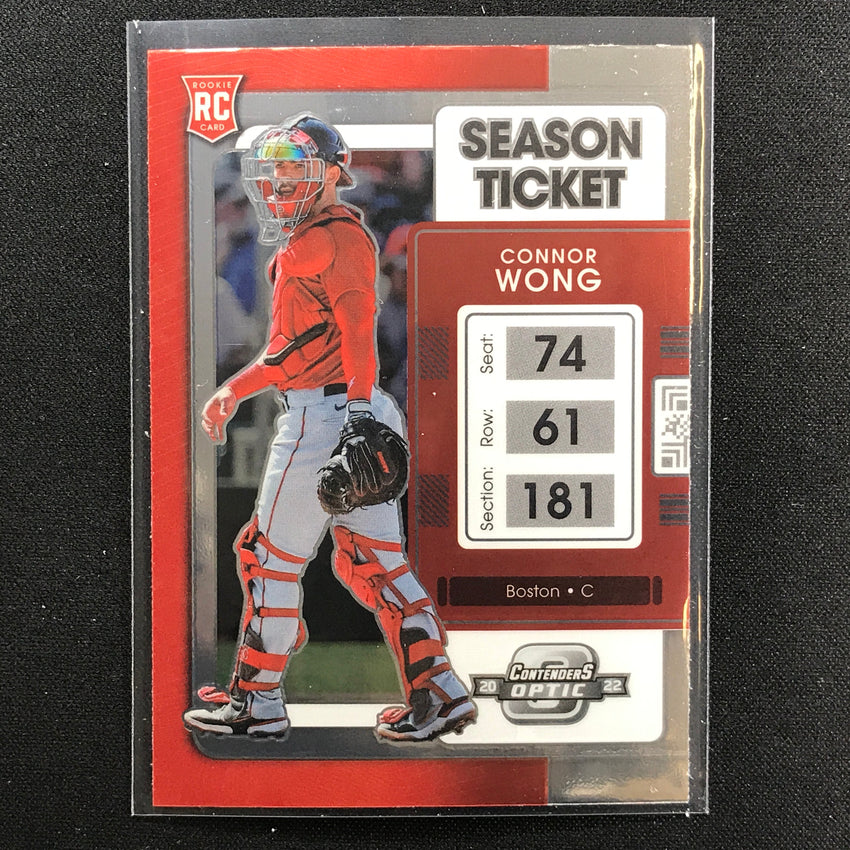 2022 Chronicles Connor Wong Contenders Optic Rookie Base No 11