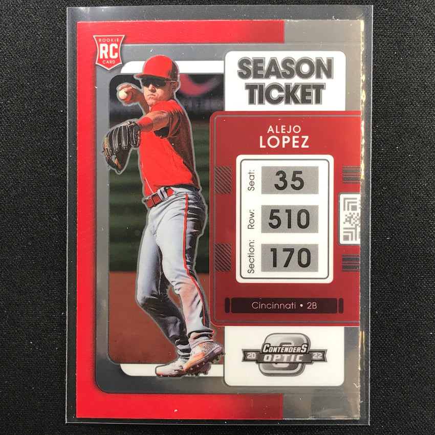 2022 Chronicles Alejo Lopez Contenders Optic Rookie Base No 14